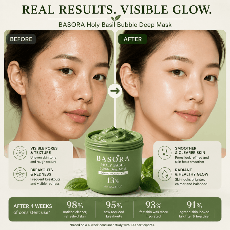 Holy Basil Bubble Deep Mask